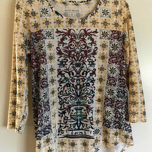 Lucky Brand Vintage Women's Three Quarter Sleeve Tee